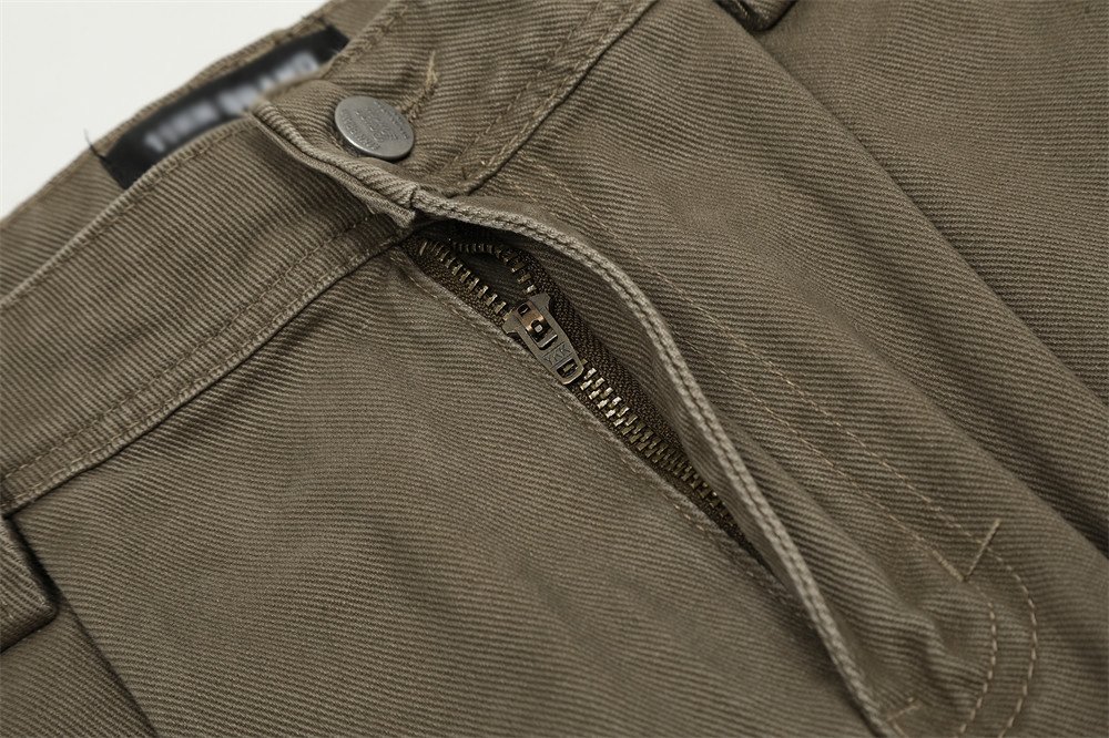 Мужские джинсы с карманами и широкими штанинами оптом из Китая