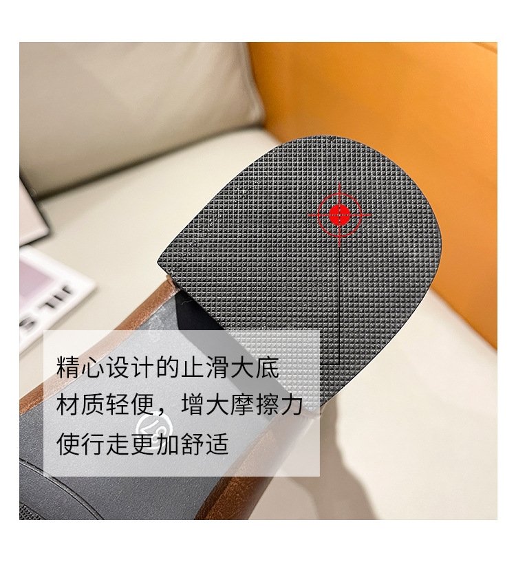 Женские сапоги рыцаря с вышивкой V-образного выреза 2024 весна-осень оптом