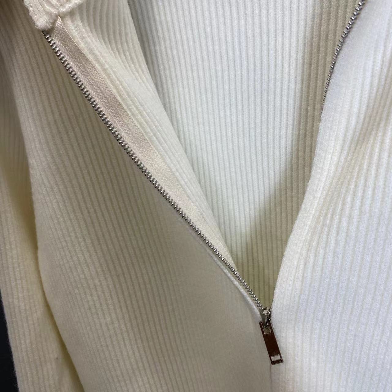 Мужской свитер с высоким воротником и молнией оптом