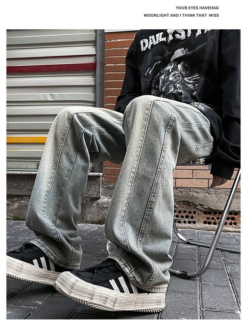 Мужские джинсы в стиле хайстрит оптом из Китая