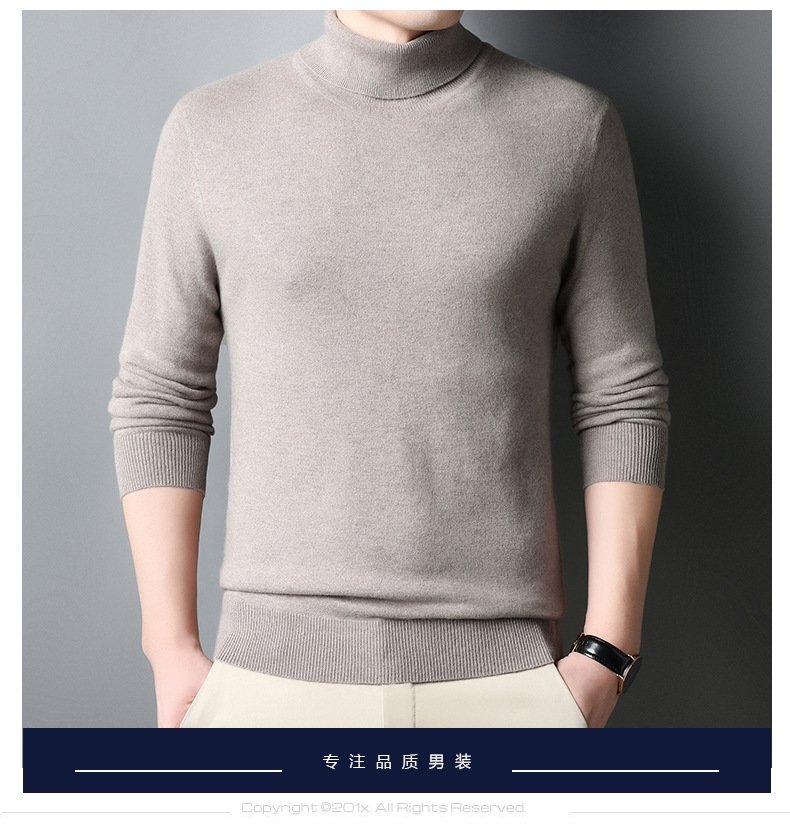Мужской свитер из 100% шерсти оптом