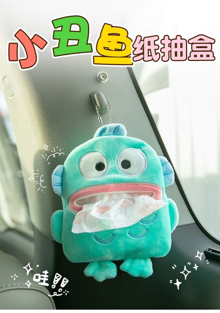 Мягкая игрушка-держатель для бумажных салфеток с рисунком рыбки оптом