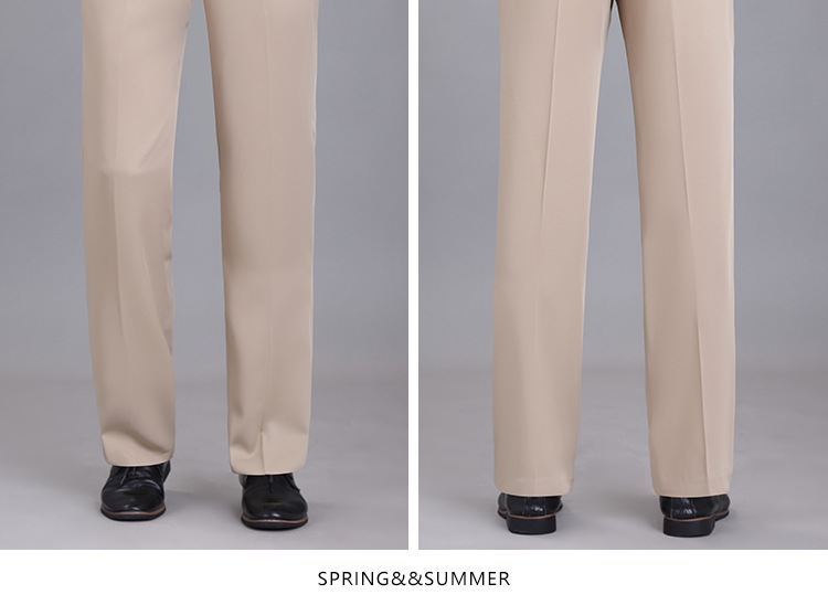 Летние мужские брюки из шелкового сурепа для делового стиля оптом из Китая