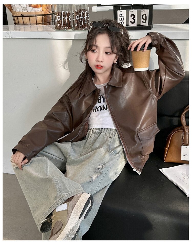 Детская куртка весна-осень 2024 оптом из Китая