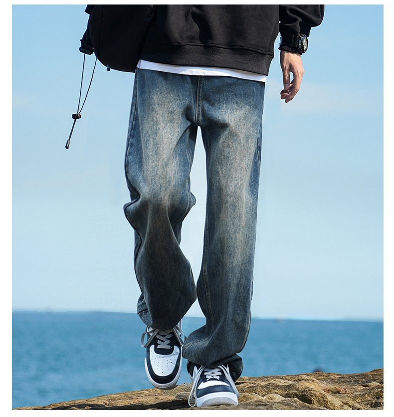 Мужские джинсы в стиле хайстрит 2024 оптом из Китая