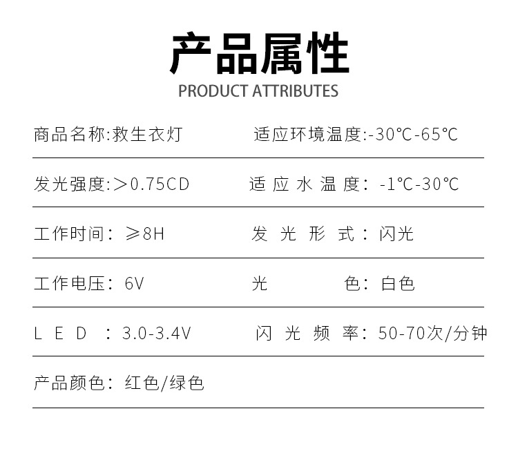 Сигнальный светильник для спасательного жилета