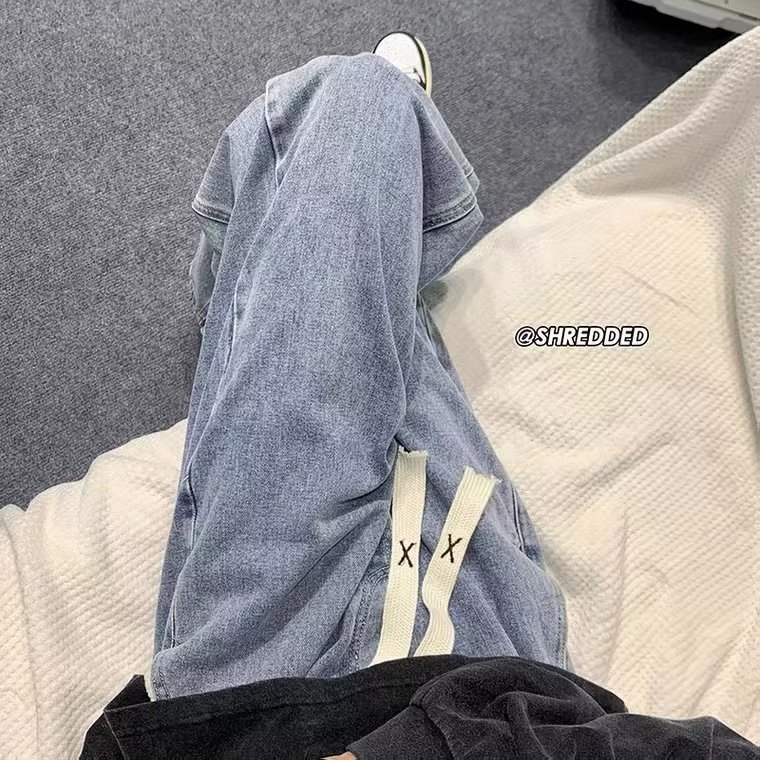 Мужские джинсы в стиле американского вайба оптом из Китая