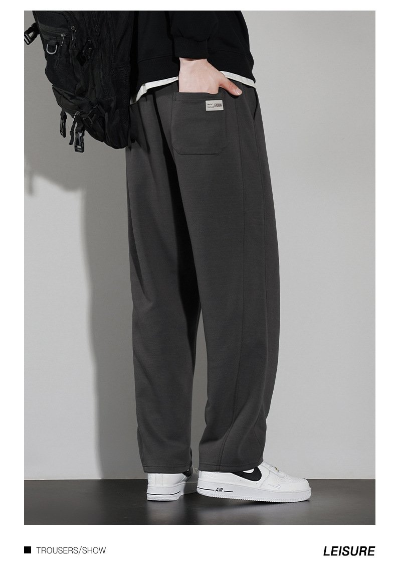 Мужские длинные брюки с прямыми штанинами оптом из Китая