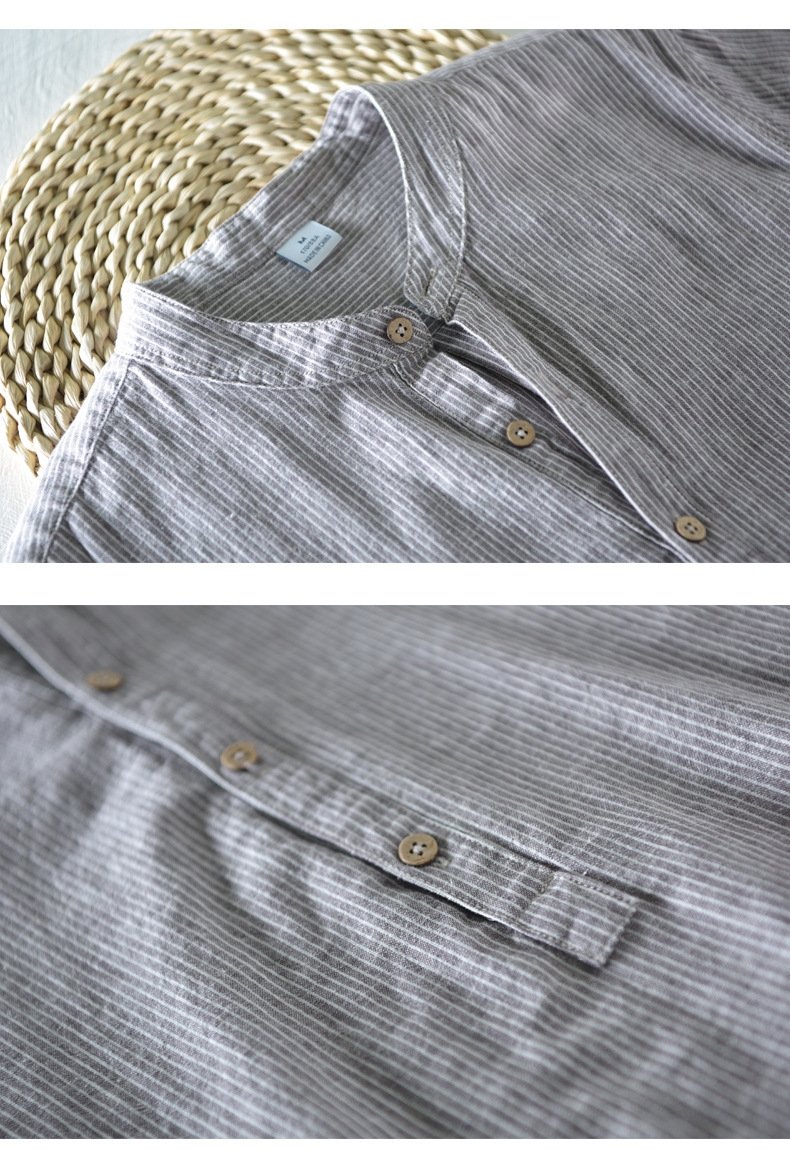 Летняя мужская хлопковая футболка с полосатым рукавом оптом