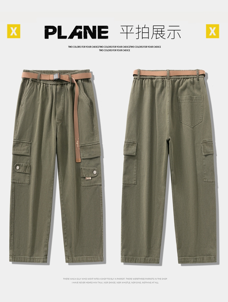 Джинсы мужские в стиле рабочей одежды оптом из Китая