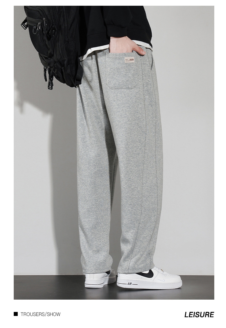 Мужские длинные брюки с прямыми штанинами оптом из Китая