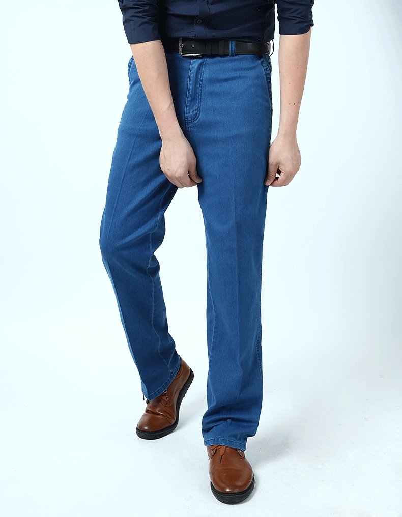 Мужские джинсы прямого кроя весна-лето оптом из Китая