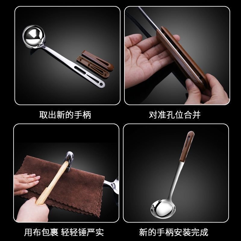 Ручка для сковороды с заменяемыми пластиковыми аксессуарами оптом