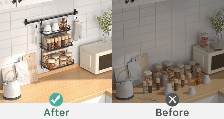 Многофункциональная полка для кухни с сушилкой для посуды и подставкой для ножей оптом