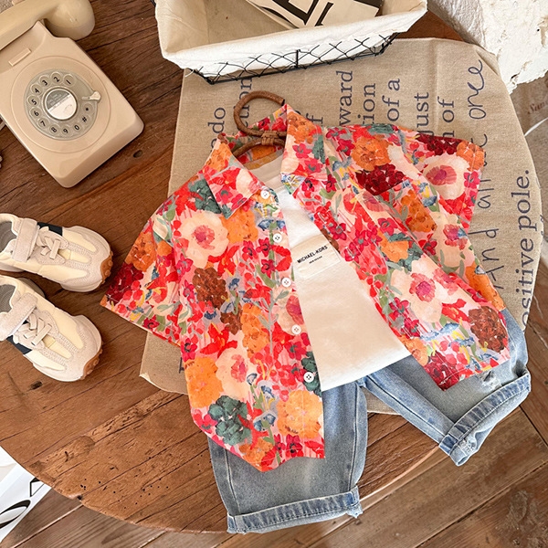 Детская рубашка для мальчиков оптом из Китая