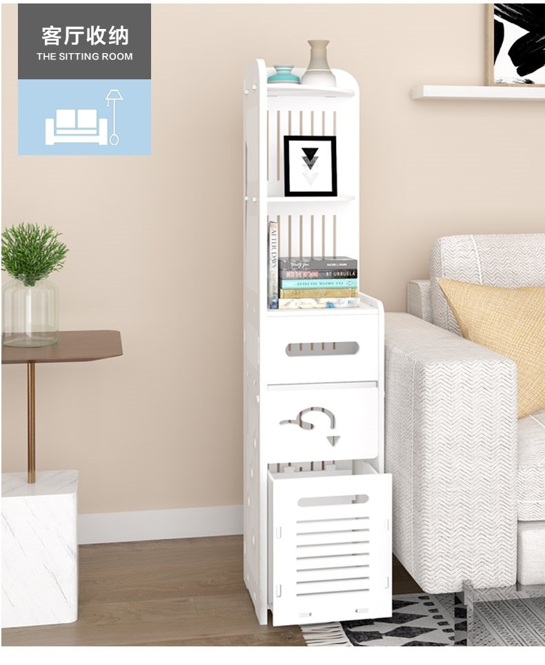 Полка для ванной комнаты с множеством уровней и треугольной формой, напольная, пластиковая, без сверления оптом