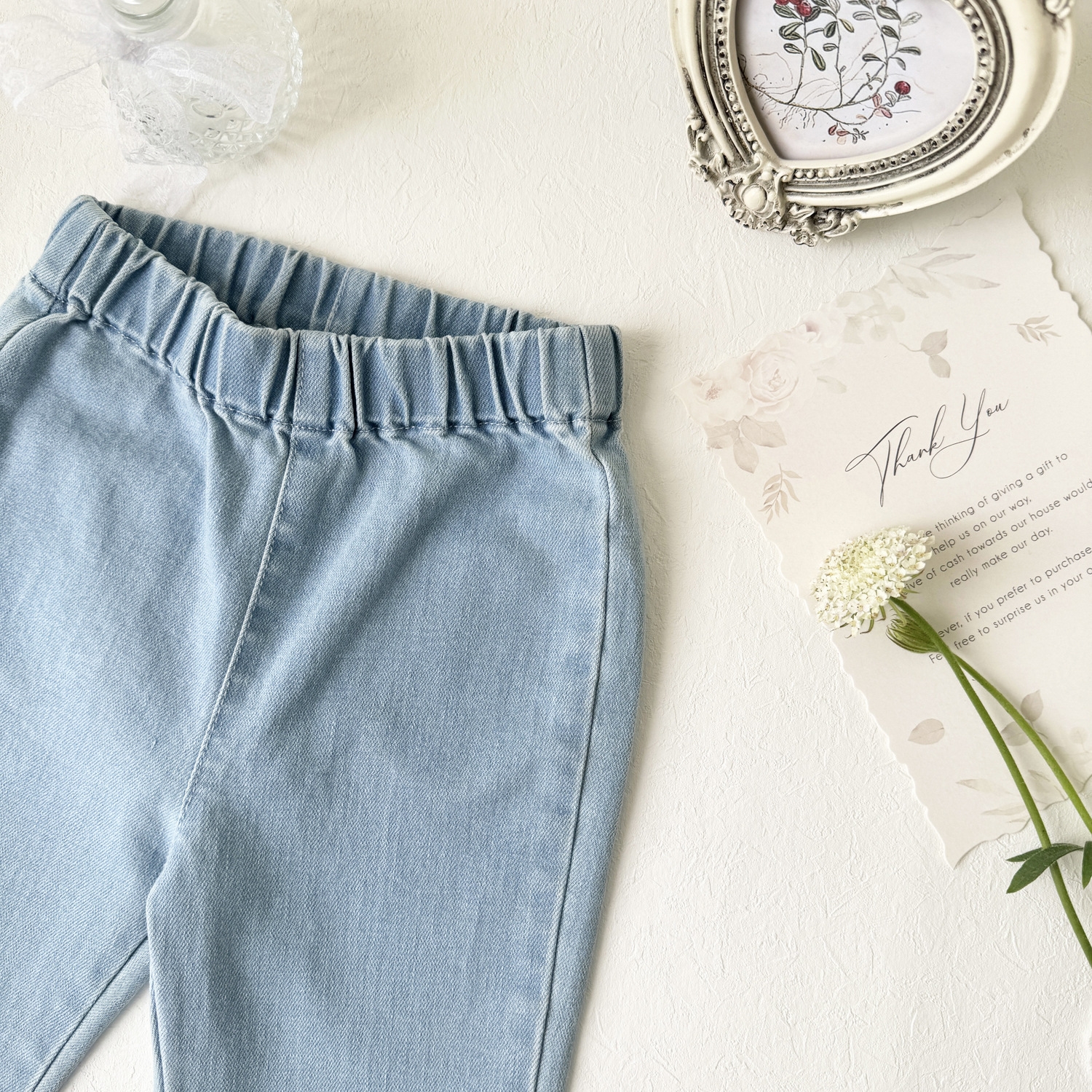 Джинсы для девочек в стиле хан 24 весна оптом из Китая