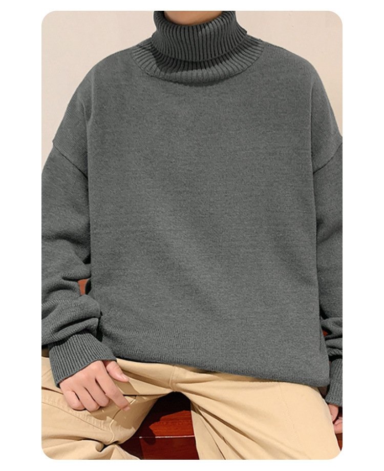 Мужской свитер с высоким воротником оптом