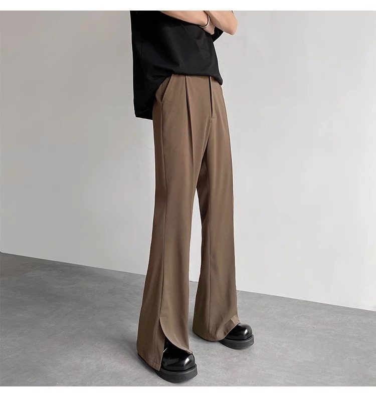 Мужские брюки с разрезом на костюме оптом из Китая