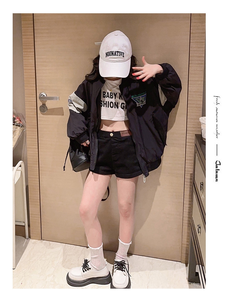 Детская куртка для девочек в стиле бейсбола оптом из Китая