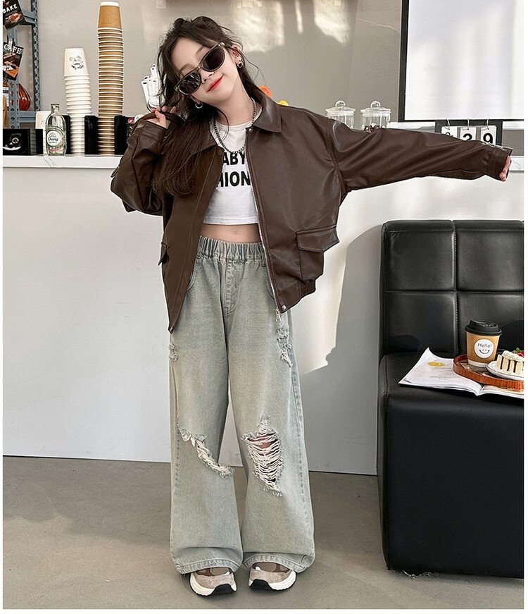 Детская куртка весна-осень 2024 оптом из Китая