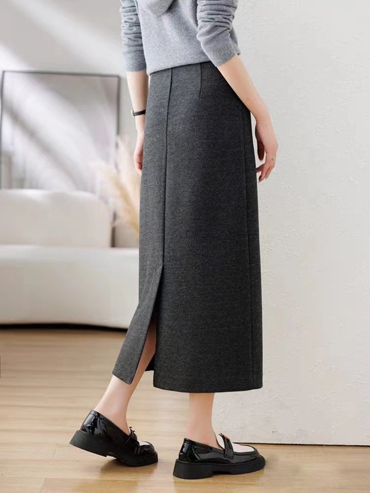 Женская юбка из шелка и кашемира оптом из Китая