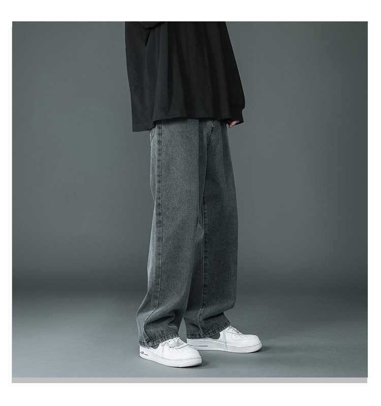 Мужские джинсы 2024 с прямыми штанинами оптом из Китая