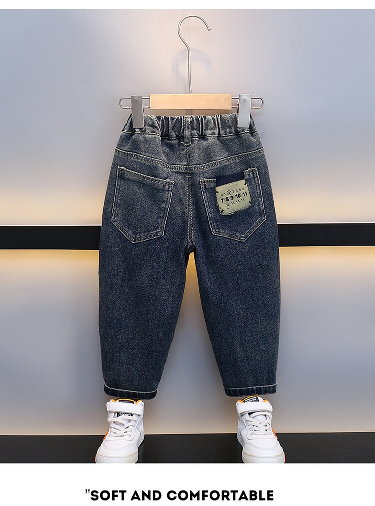 Детские джинсы в стиле ханбок для мальчиков оптом из Китая