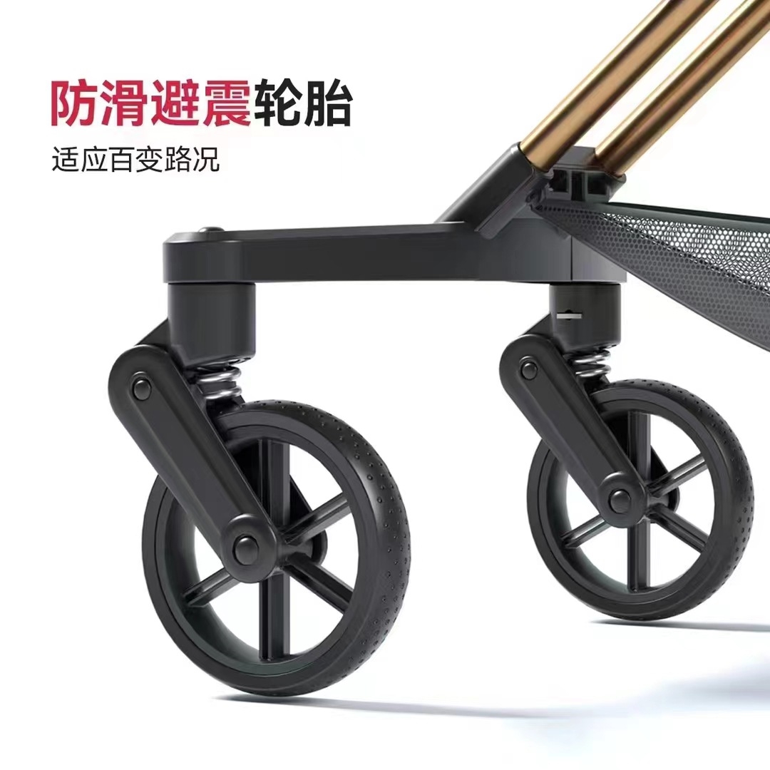 Playkids普洛可遛娃婴幼儿可躺可换向高景观轻便推车一键折叠X6X7 оптом из Китая