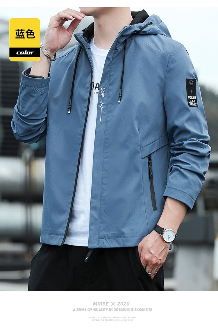 Мужская куртка 2024 весна новый корейский стиль оптом из Китая