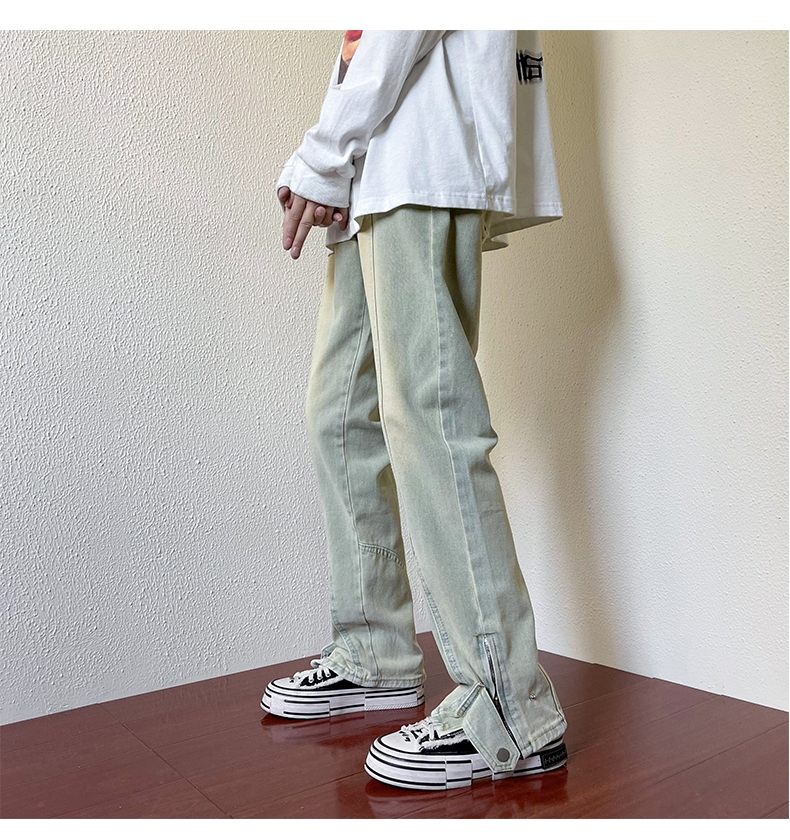 Черные джинсы с прямыми брюками оптом из Китая