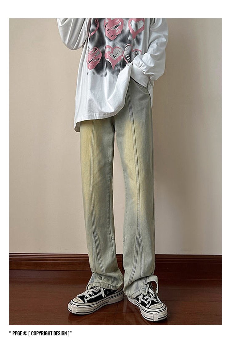 Джинсы oversize весенние мужские оптом из Китая