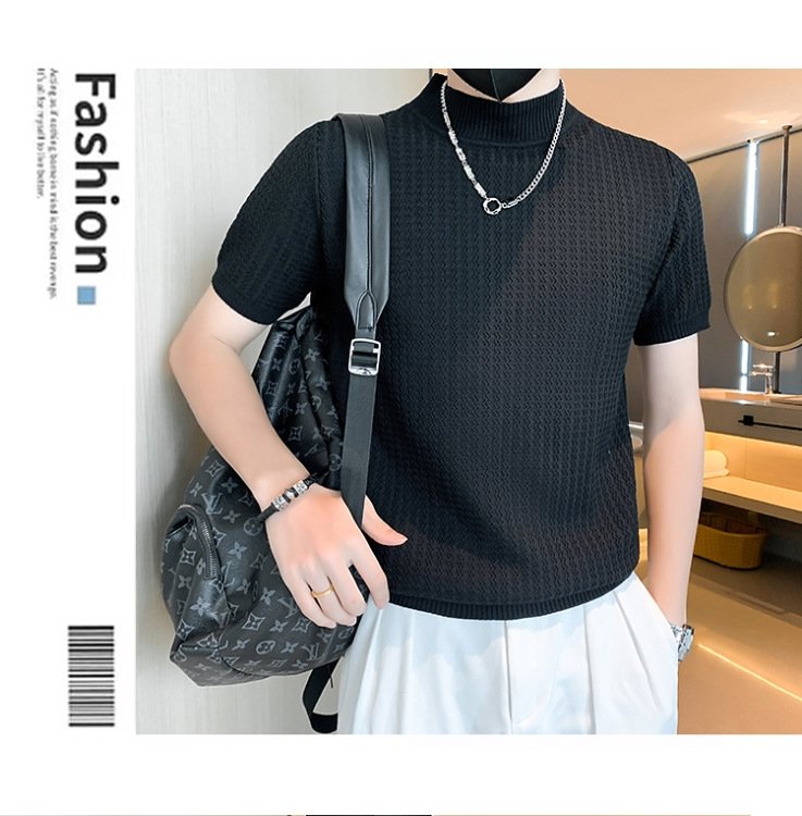 Мужской свитер с коротким рукавом оптом