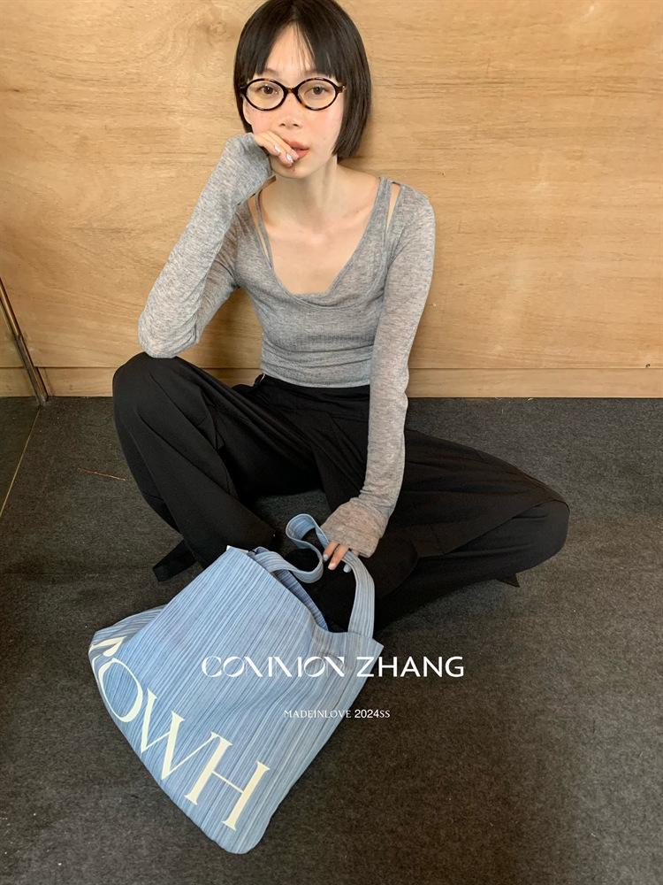 Футболка с длинным рукавом COMMON ZHANG оптом из Китая