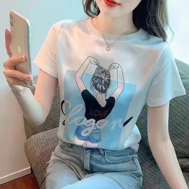 Футболка из искусственного шелка с коротким рукавом оптом