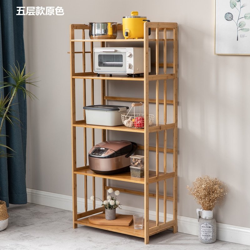 Многоуровневая полка для кухни из бамбука оптом