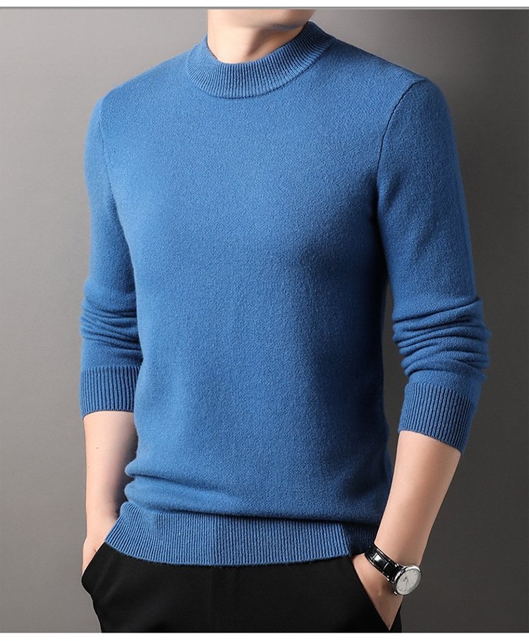 Мужской свитер из овечьей шерсти оптом