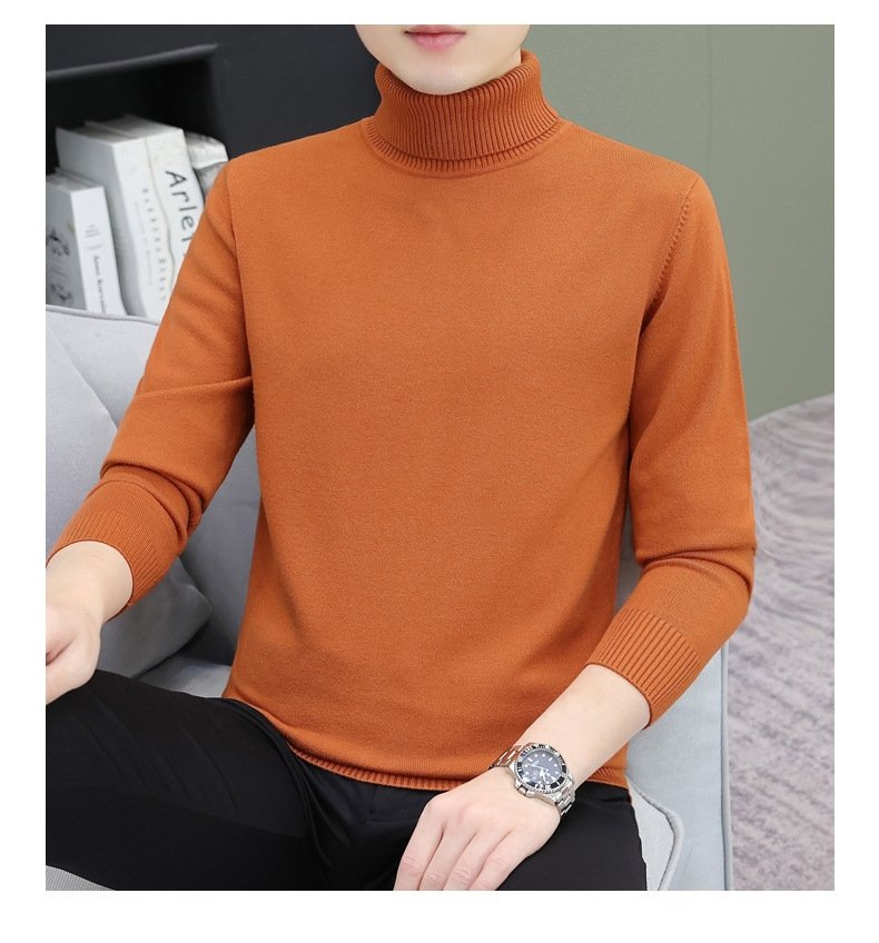 Мужской свитер с высоким воротником оптом