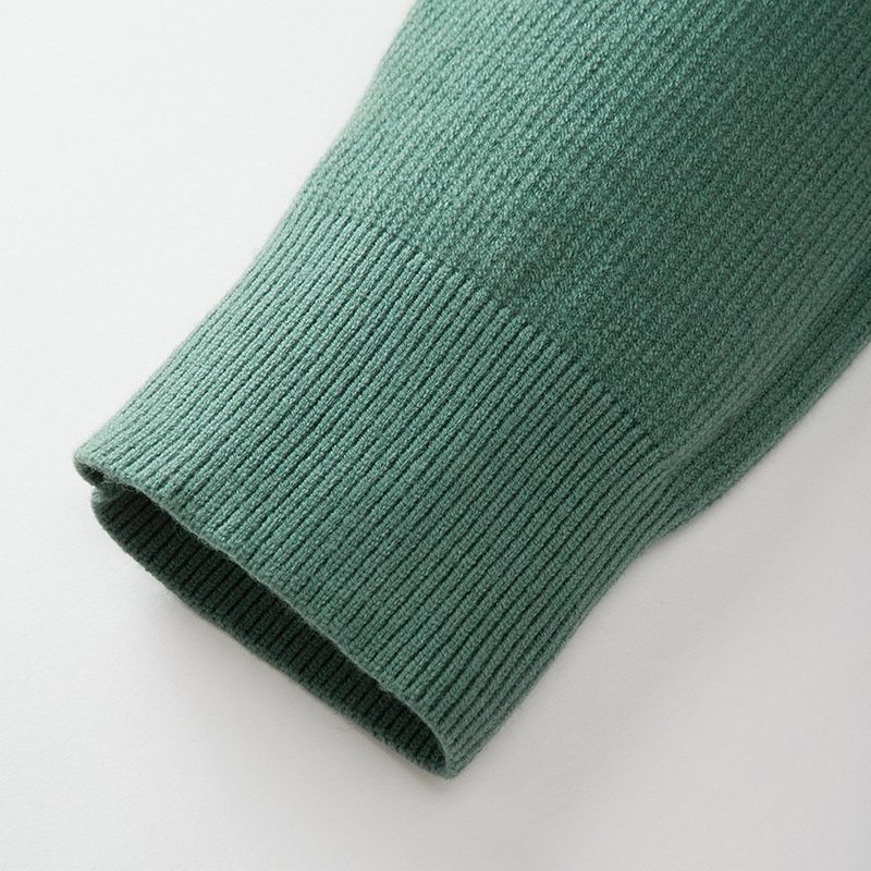 Мужской свитер с молнией и высоким воротником оптом