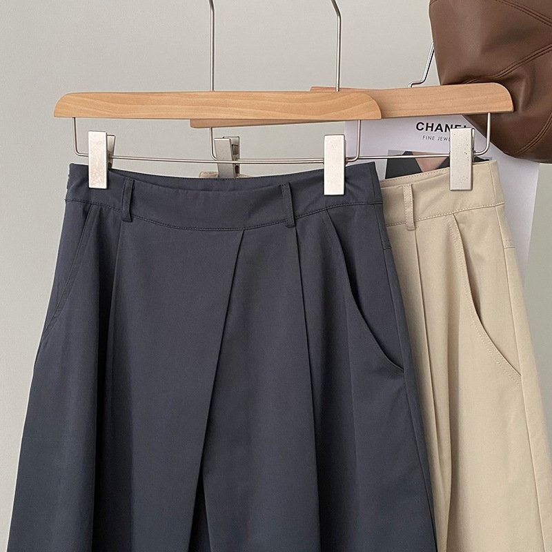 Дизайнерская юбка с уникальными складками оптом из Китая