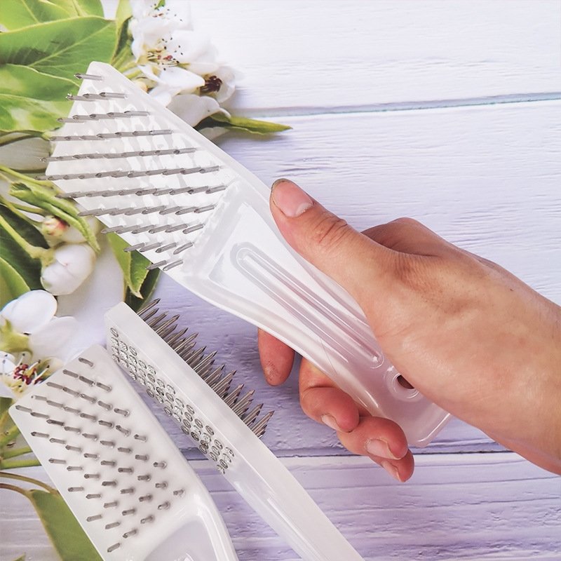 Рыбная чешуя из нержавеющей стали с пластиковой ручкой оптом