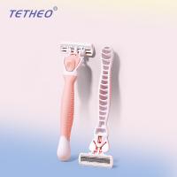 Женский станок для бритья TETHEO 6-слойный лезвие изображение