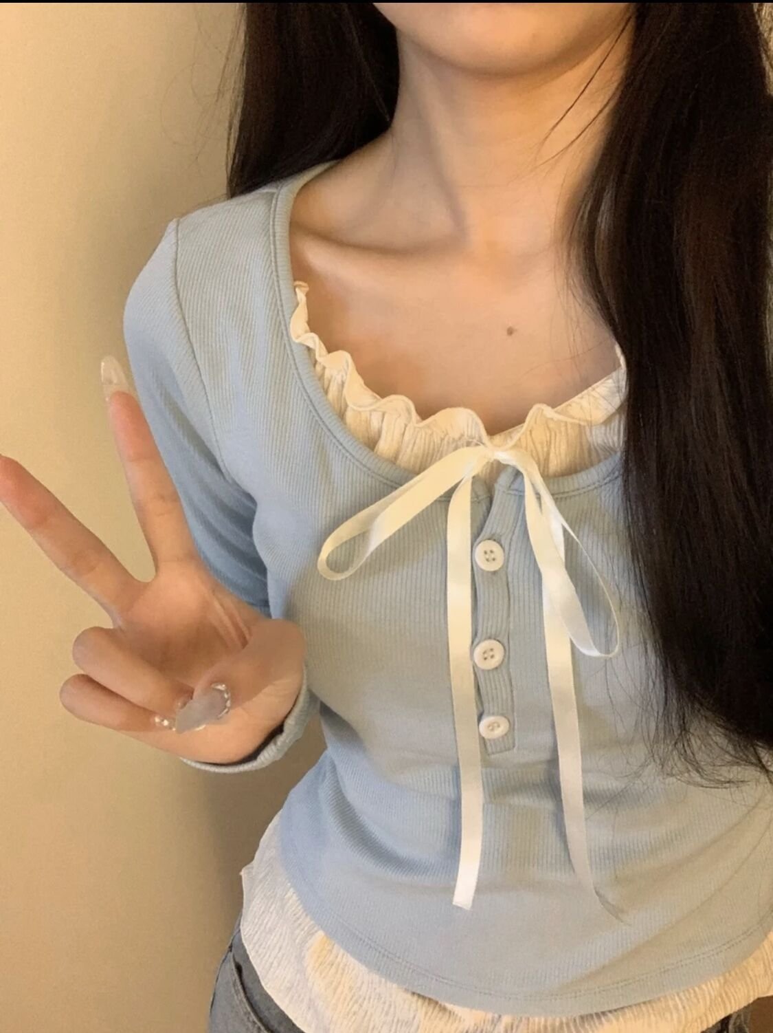 Лонгслив балетного стиля с американским сладко-острым вкусом оптом