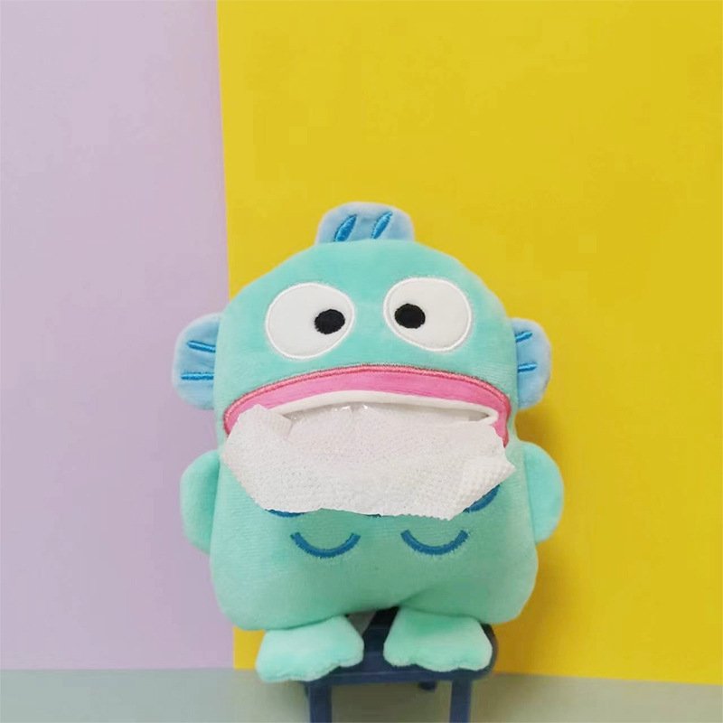 Мягкая игрушка-держатель для бумажных салфеток с рисунком рыбки оптом