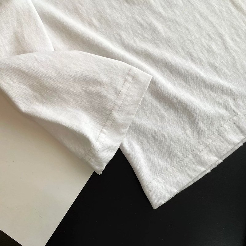 Футболка с длинным рукавом в стиле 2023SS с эффектом старения и градиентной печатью ACXD оптом