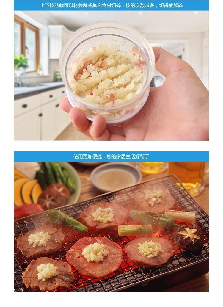 Ручной измельчитель чеснока из нержавеющей стали оптом