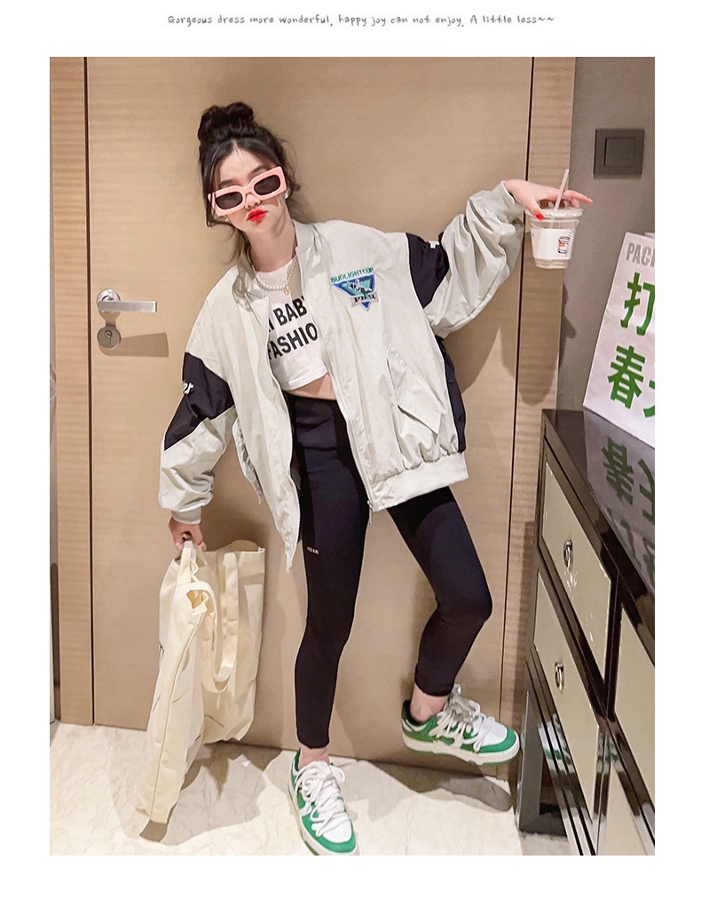 Детская куртка для девочек в стиле бейсбола оптом из Китая