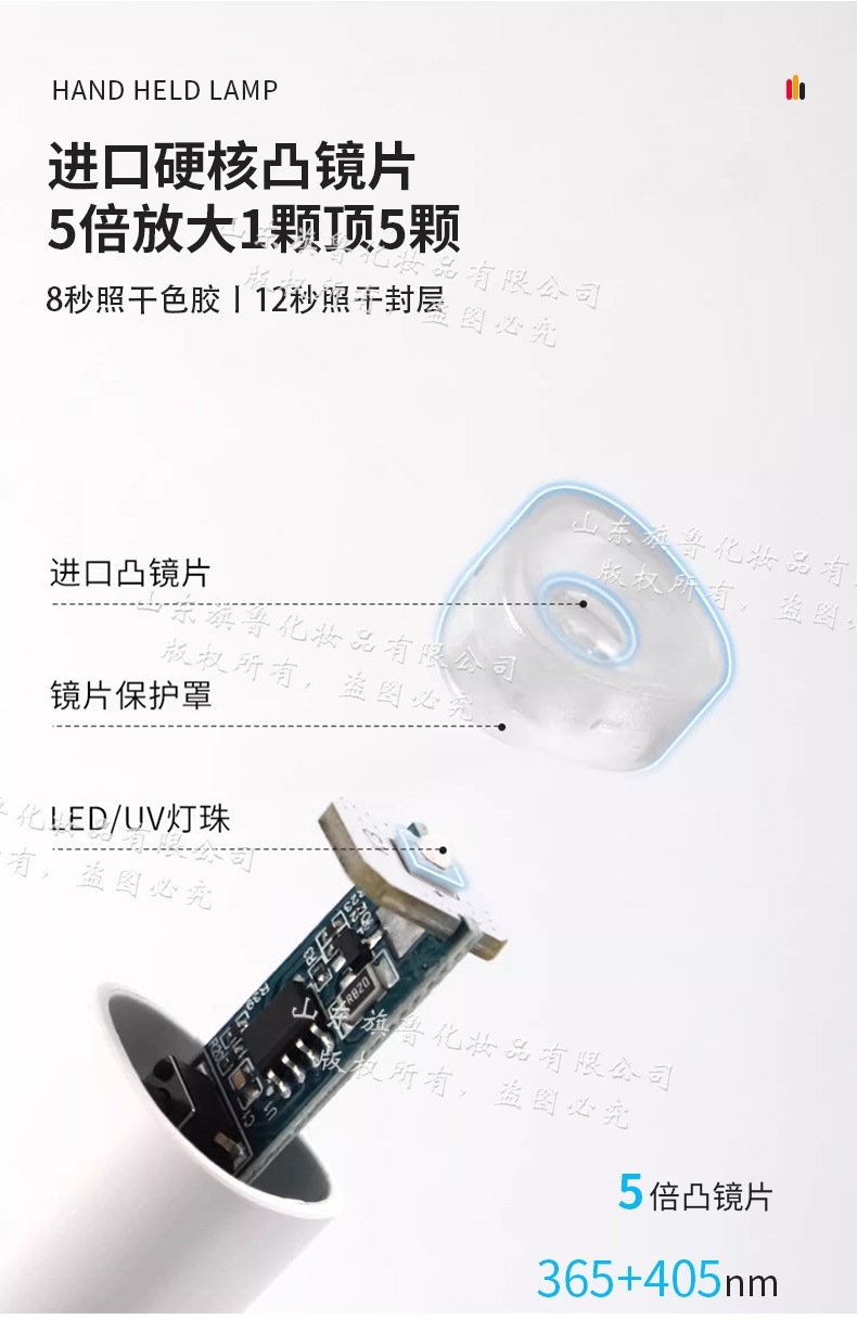 Мини лампа для маникюра с подставкой оптом