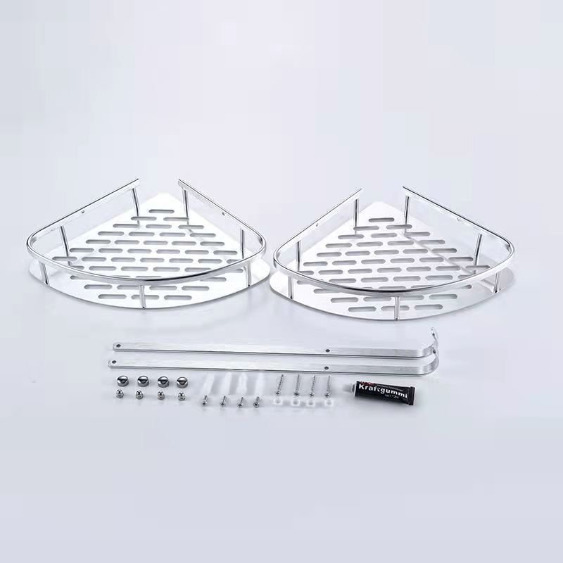 Трёхуровневая угловая полка для ванной комнаты оптом