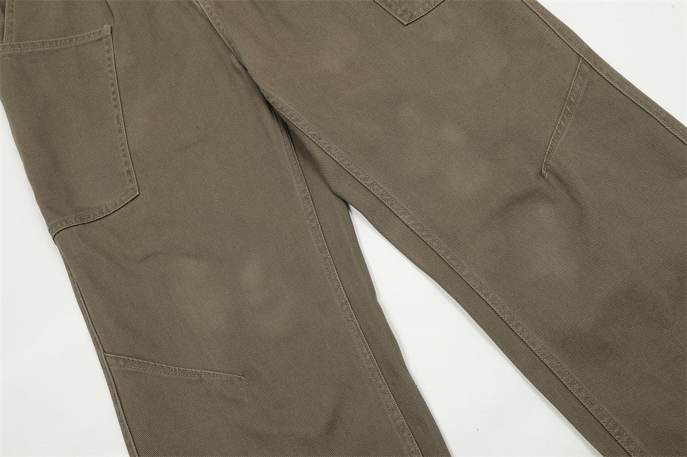 Мужские джинсы с карманами и широкими штанинами оптом из Китая